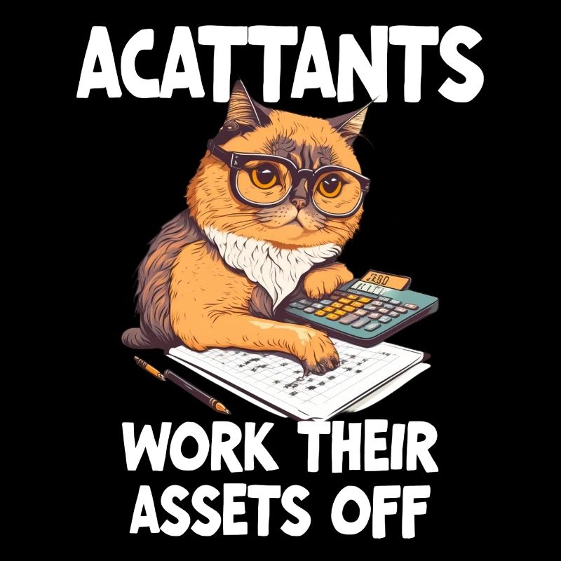 Funny Accountant Work Their Assets Off