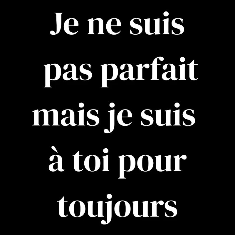 Amour éternel malgré les défauts