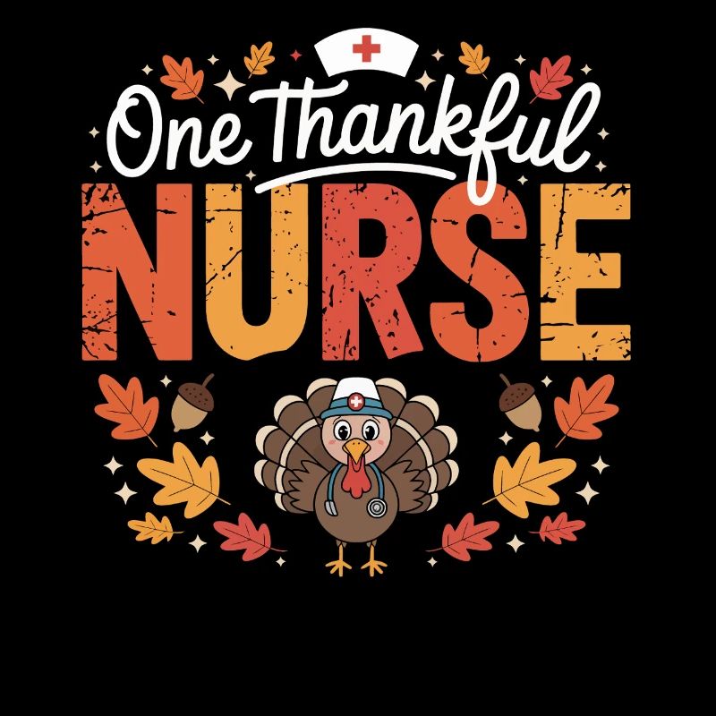 Dankbare Pflegekraft Truthahn