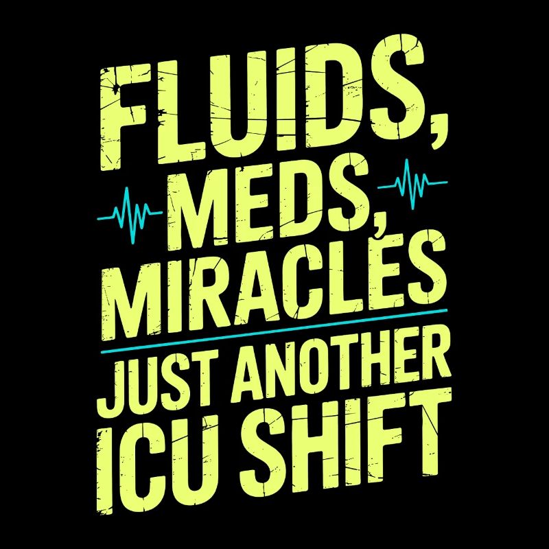 ICU Nurse Fluids Meds Miracles Intensive Care
