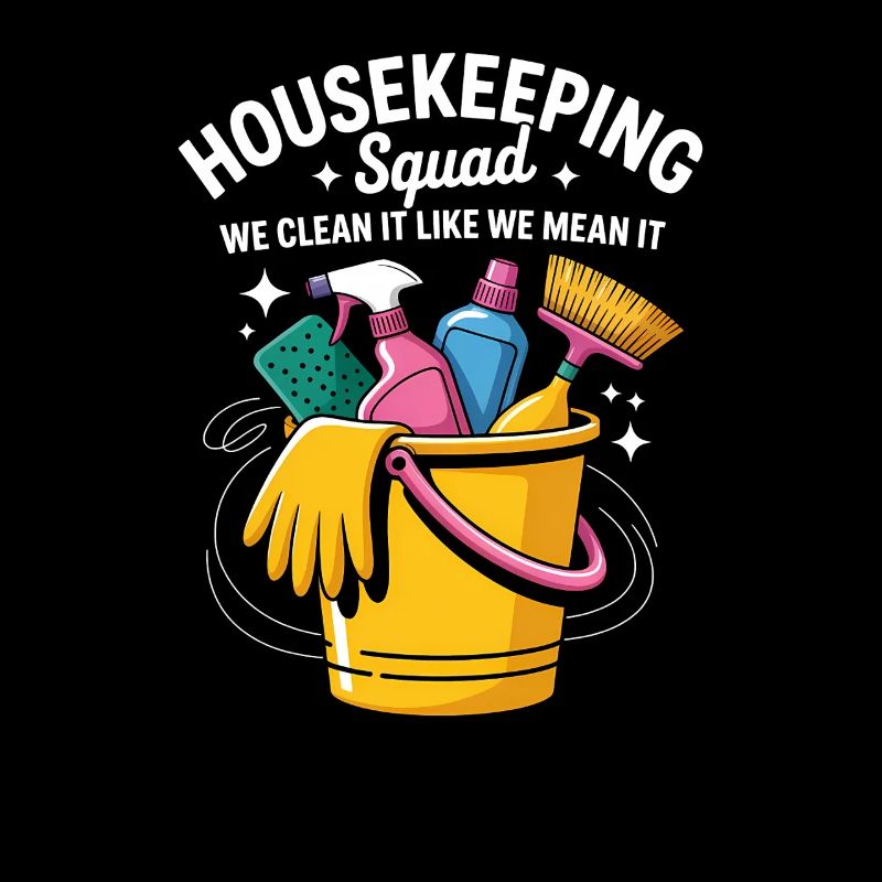 Funny Cleaning Design