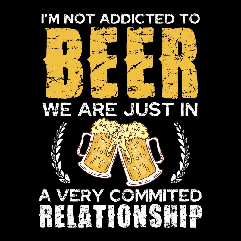 Relation amoureuse de bière Chemise blague