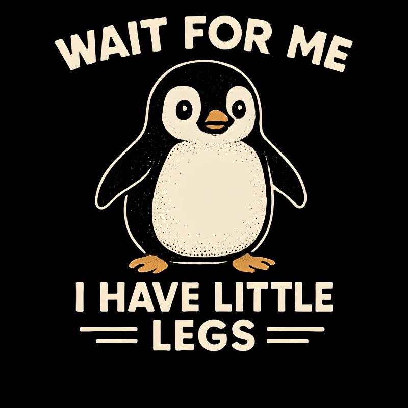 Pinguin Spruch Humor Meme Lustig Geschenkidee