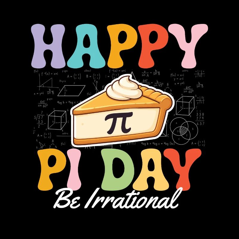 Bonne journée Pi, sois irrationnel Math Nerd Humour