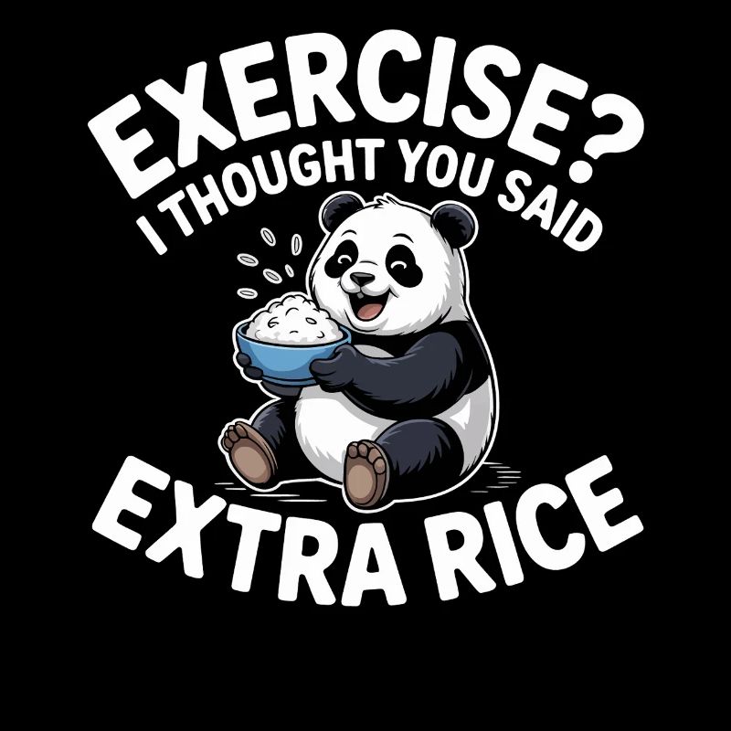 Panda with rice joke