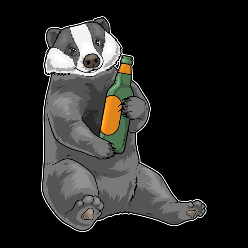 Bouteille de bière Badger