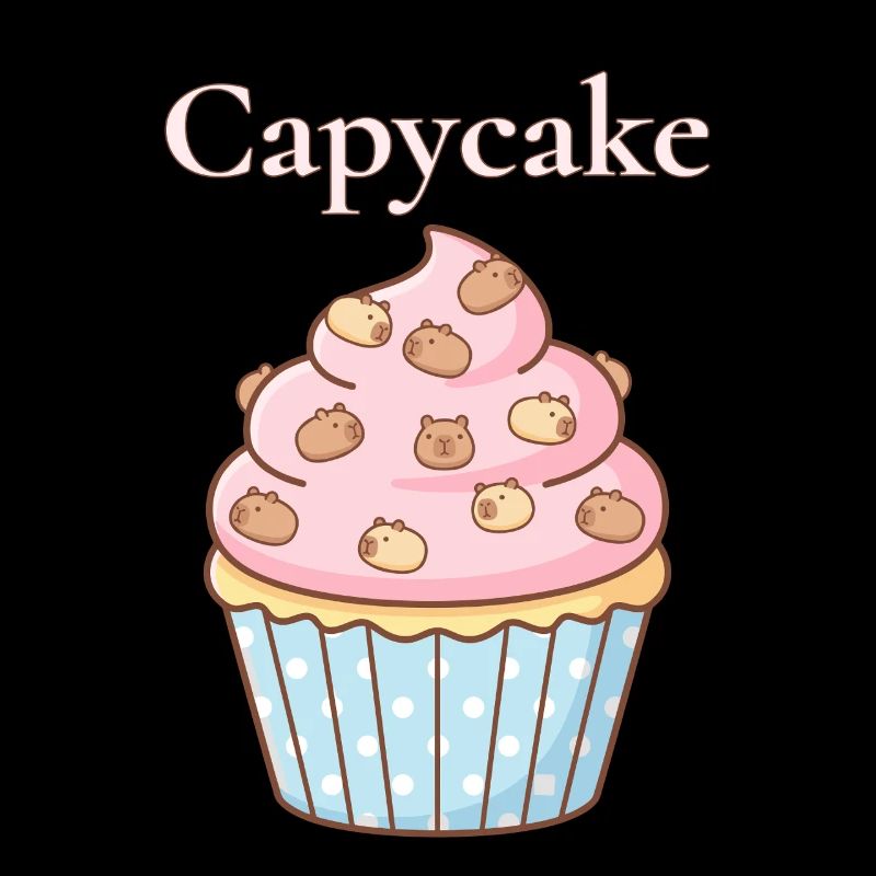 Capycake Cupcake mit Capybara Sprinkles