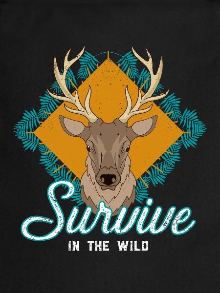 Survive the Wild Deer Emblem