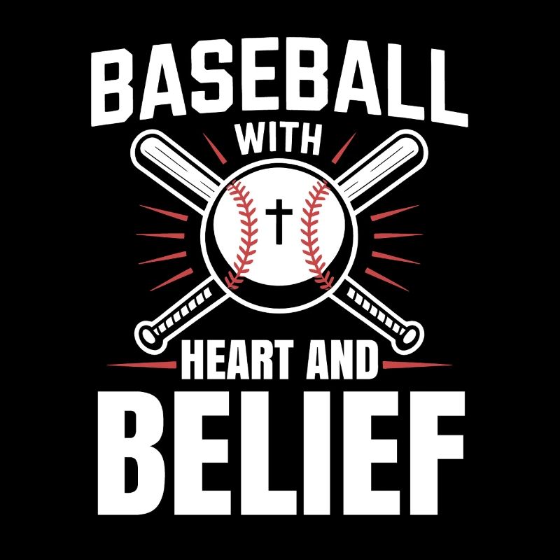 Christlicher Baseballspieler Bibelglaube Jesus Christus