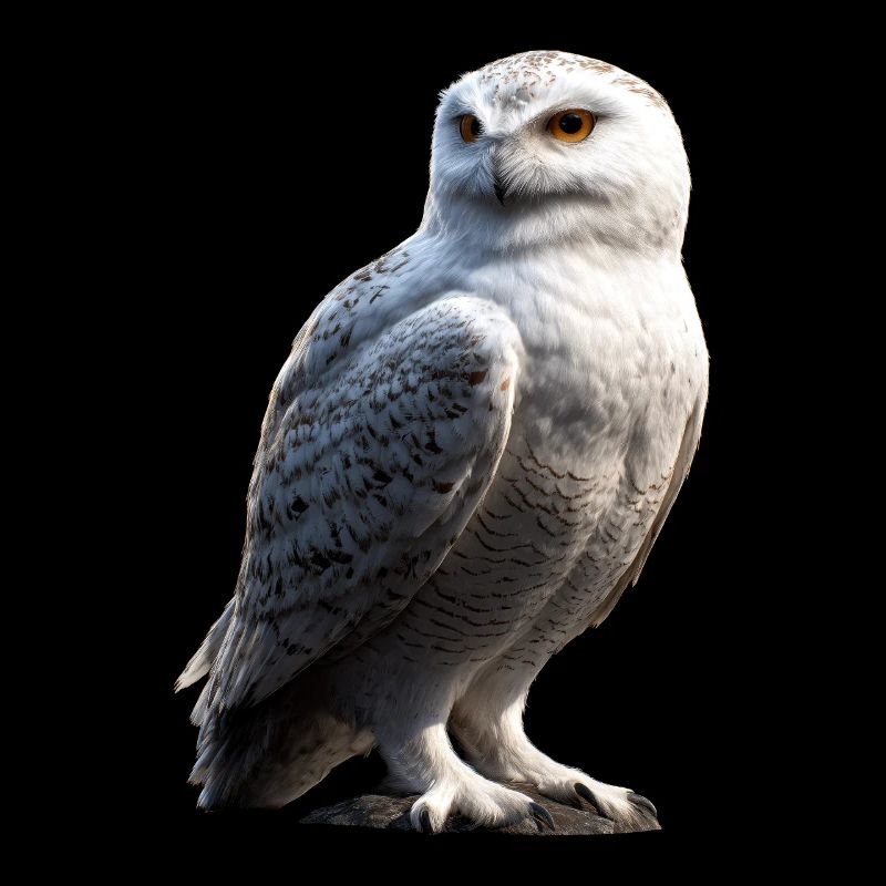 Schneeeule Weiße Eule Kauz Uhu Owl Schnee Eulen