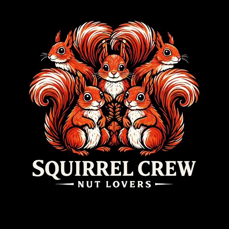 Squirrel Crew - Nut Lovers Eichhörnchen Gang