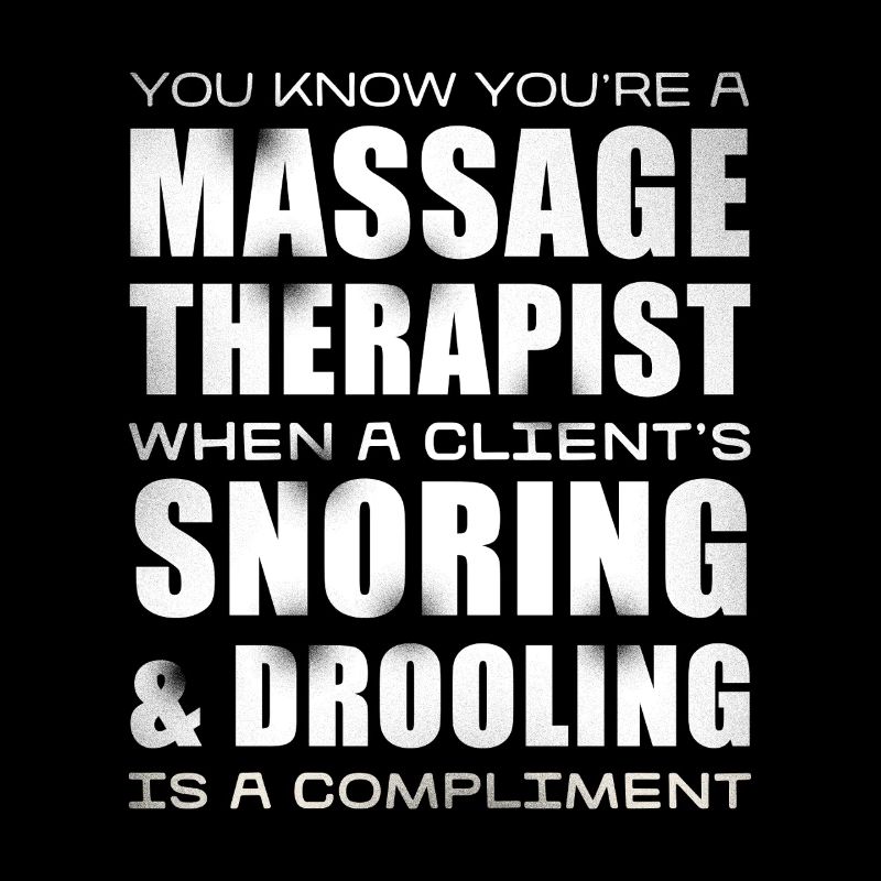Expression humoristique de masseur