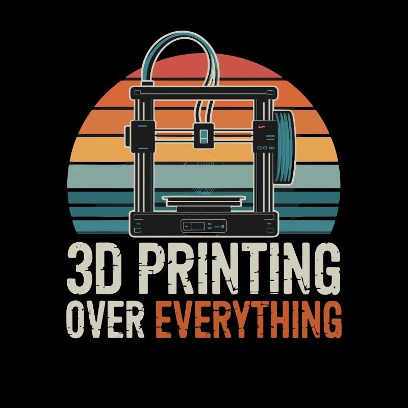  3D Printing Over Everything Retro 3D Druck Maker