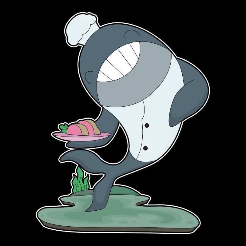 Whale Chef Chef Hat Cooking