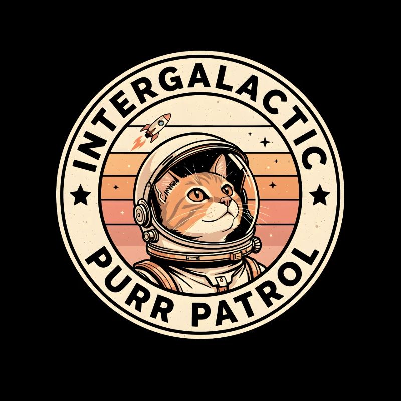 Patrouille Intergalactique du Ronronnement | Space Cat