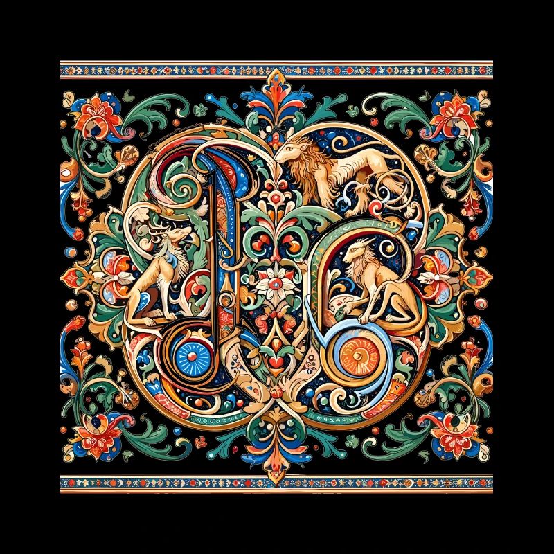 Animal Ornament Medallion Pattern