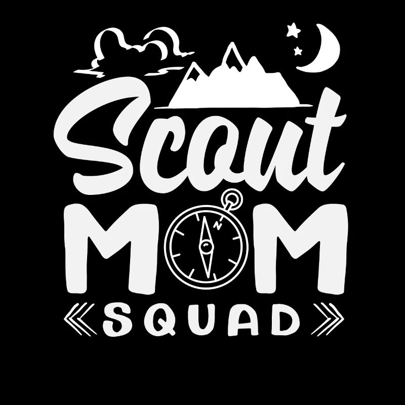 Stolze Mutter Pfadfinderin Scouting Mom Squad
