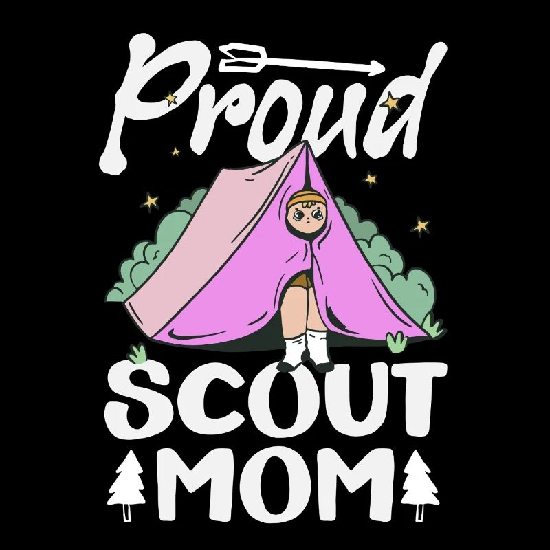 Stolze Pfadfindermama Pfadfindermutter Camp