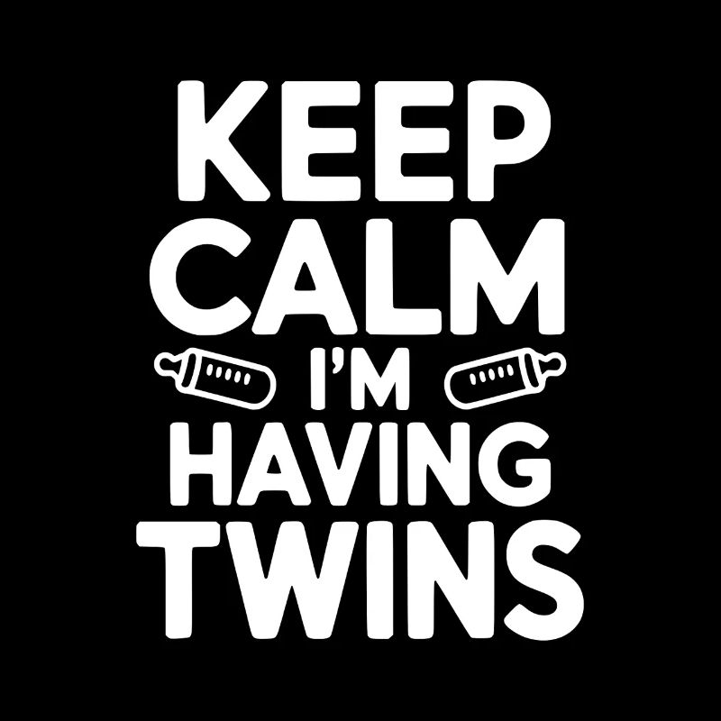 Keep Calm I'm Having Twins