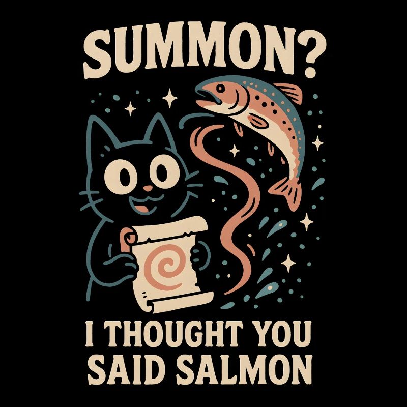 Invoquer du saumon ? | Chat Flippant Mignon