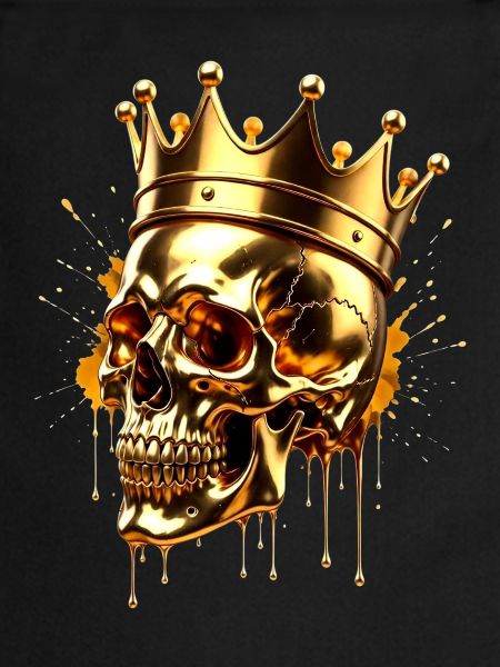 GOLDEN IMPERIAL SKULL