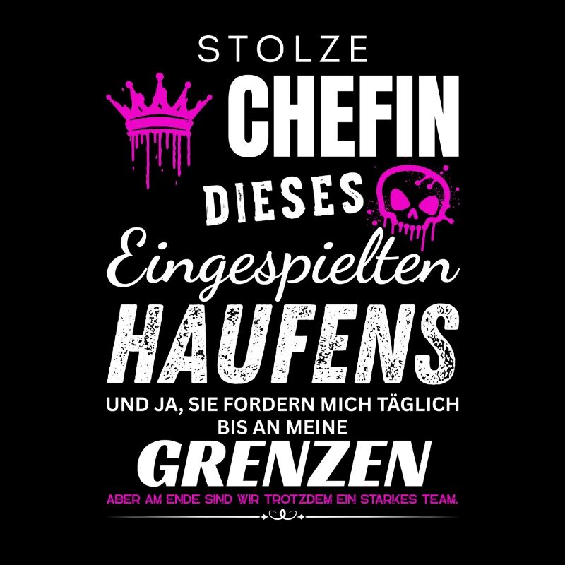 Stolze Chefin eingespielte Haufen Chefin Geschenke
