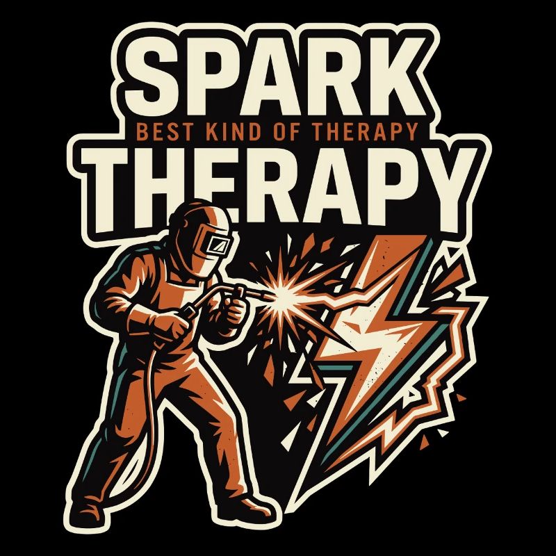 Spark Therapy Welding Spark Motif