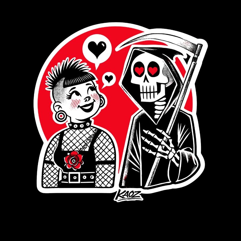 Liebe trifft Sensenmann – Punk-Duo
