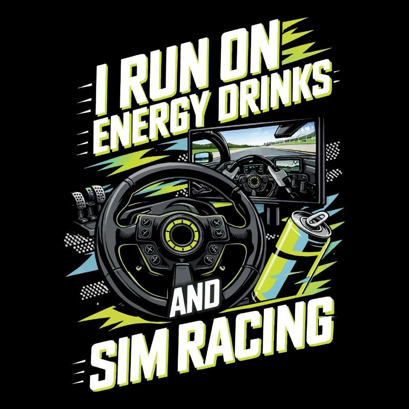 I make a living from energy drinks and sim racing