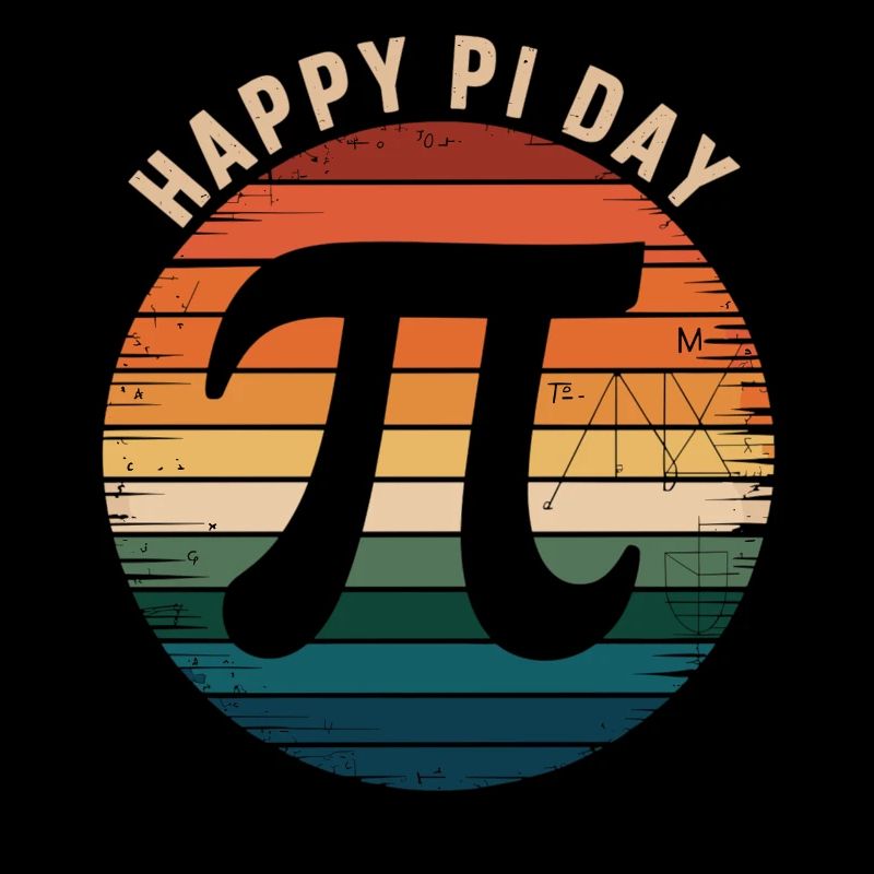 Joyeuse Jour Pi Shirt Cadeau Rétro Math