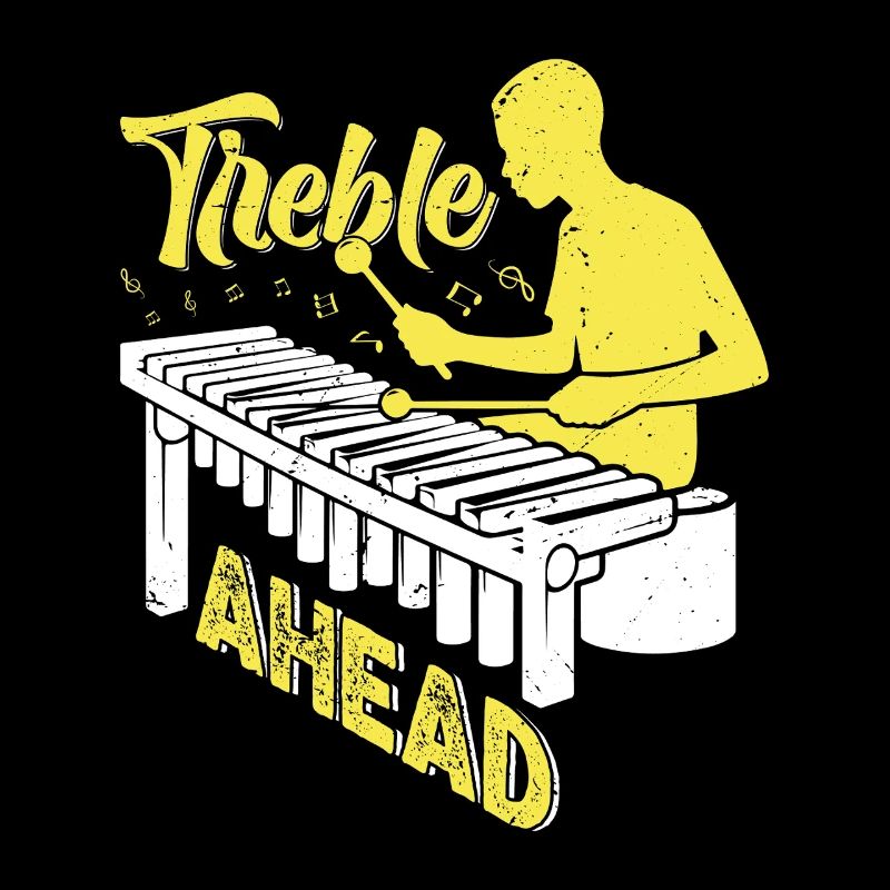 Marimba Player Treble ahead Percussion Marimbist