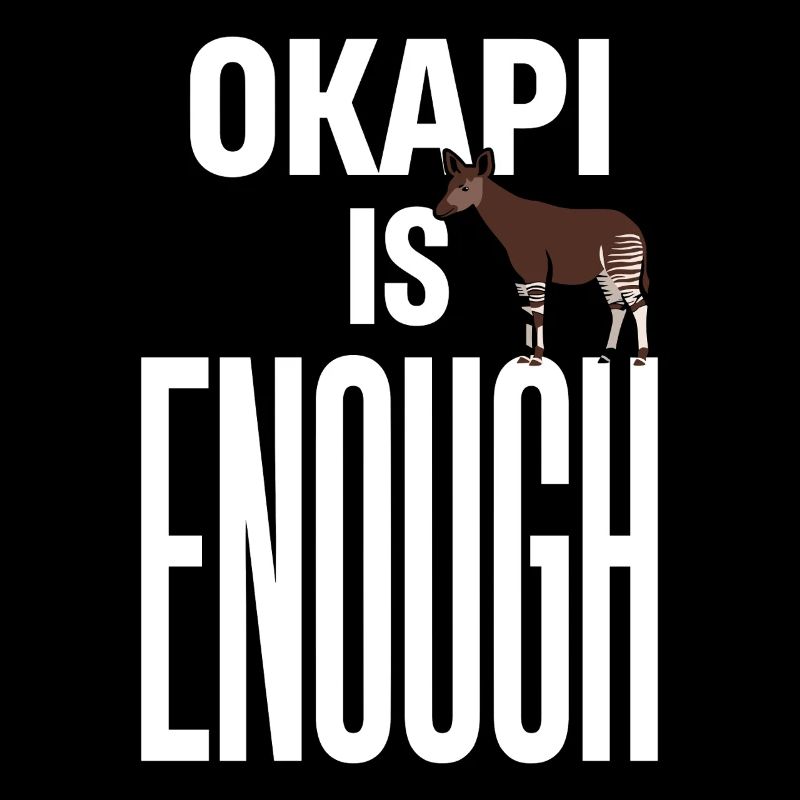 Okapi-liebhaber Okapi-tier Seltene Tierweltliebe