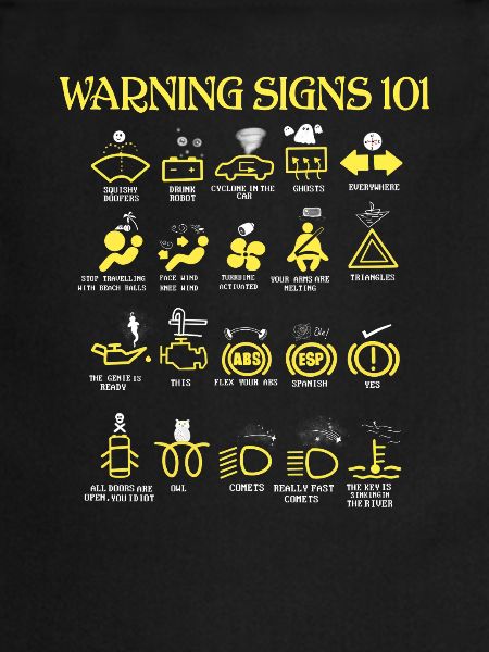 Car Warning Signs