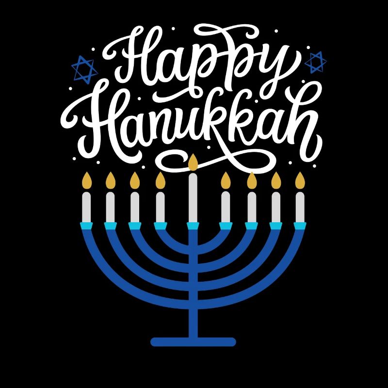 Joyeux Menorah de Hanoucca