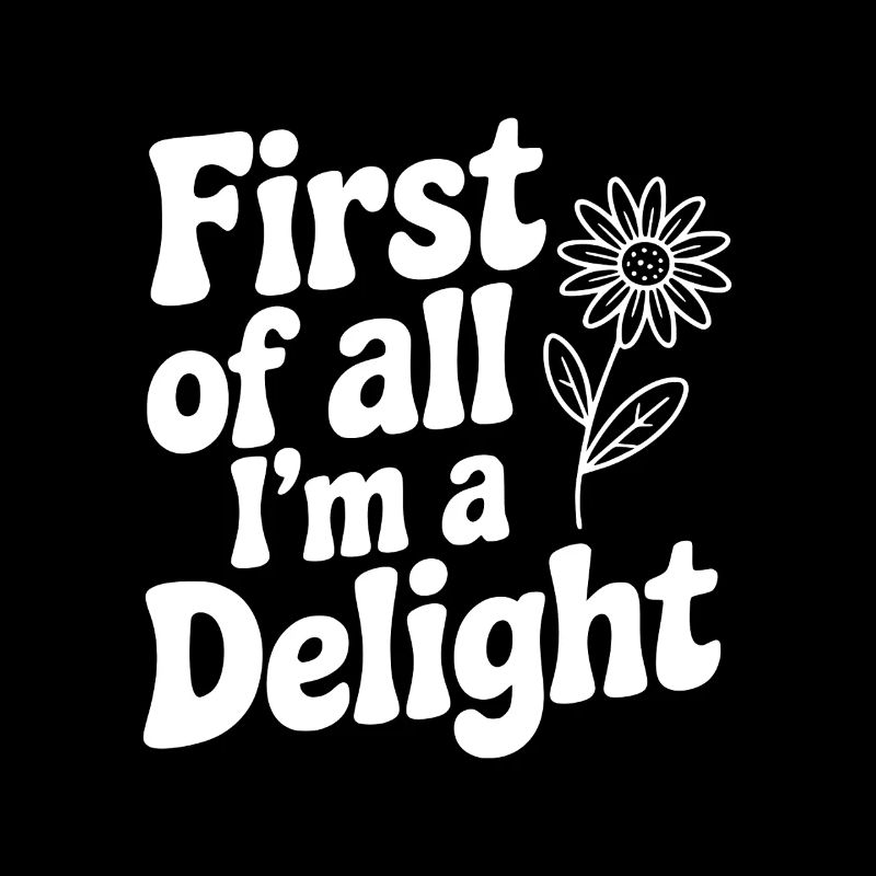 Zunächst einmal bin ich eine Freude