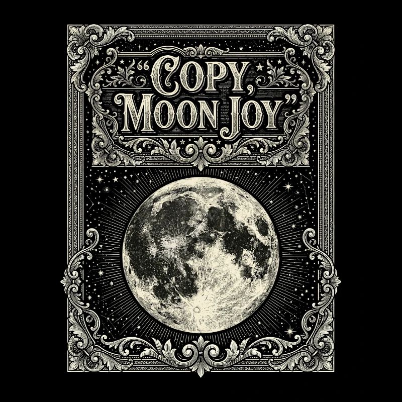 Moon joy in a vintage setting