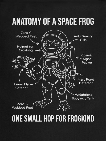 Anatomie d’une grenouille de l’espace