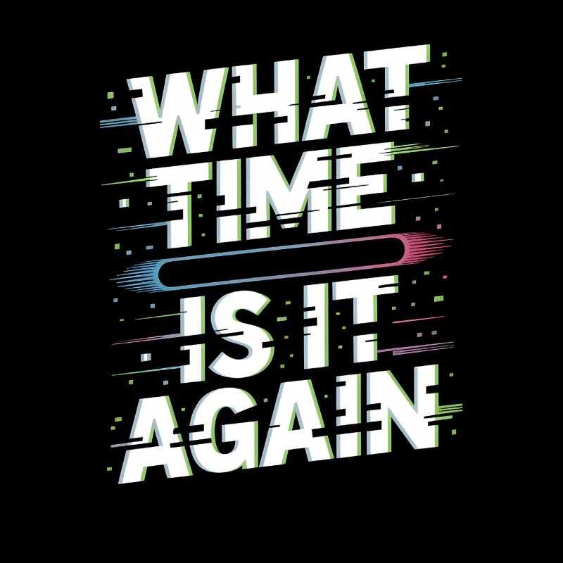 What Time Is It Again Zeitblindheit