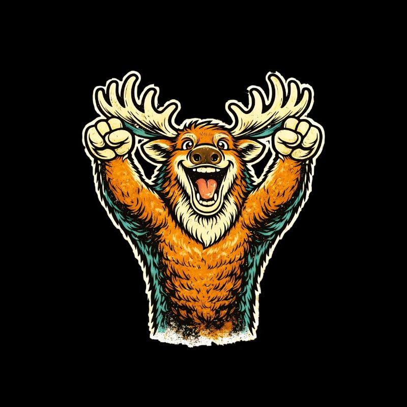 Moose rejoices