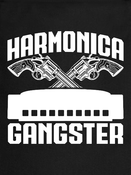 Harmonica Musican Gangster Harmonica