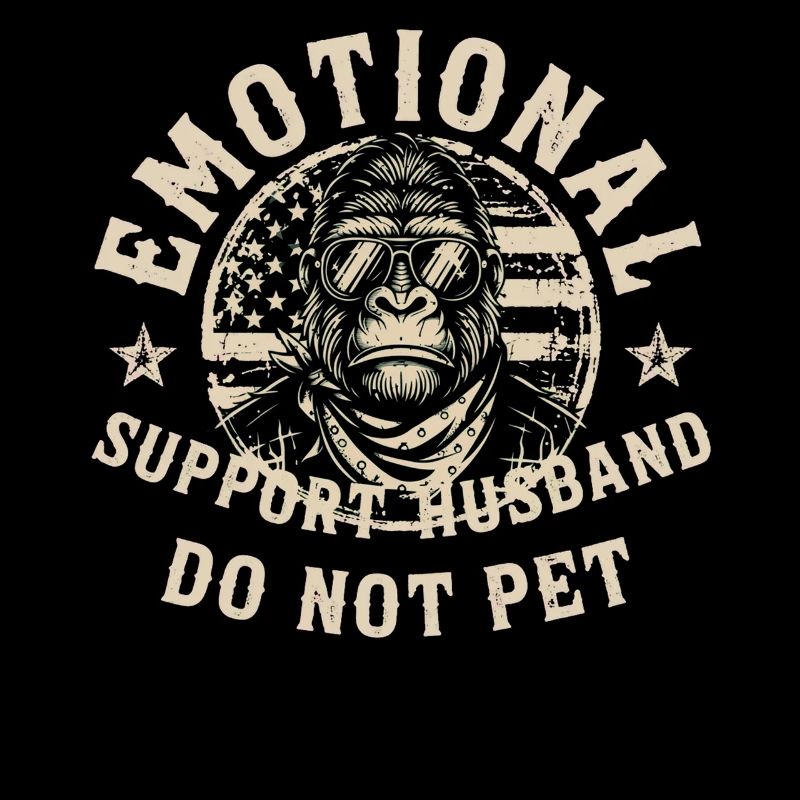 Gorilla Emotive Support Do Not Pet