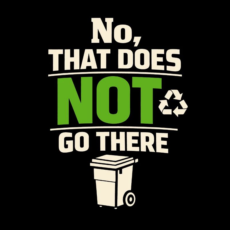 Non, ça n’a pas sa place ici | Séparation des déchets