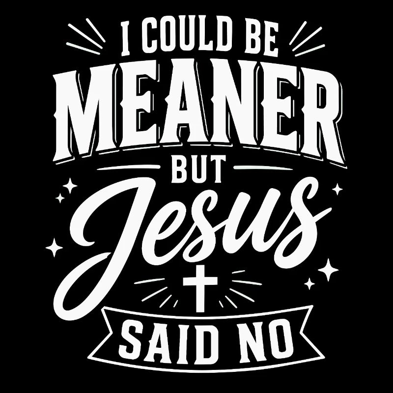 Je pourrais être plus méchant Jésus Design