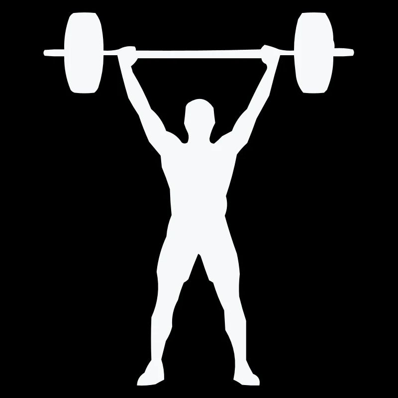 Weightlifting Silhouette Weight Training