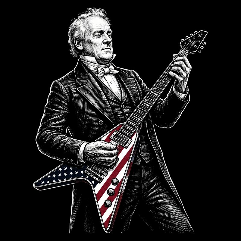 James Buchanan Playing Guitar