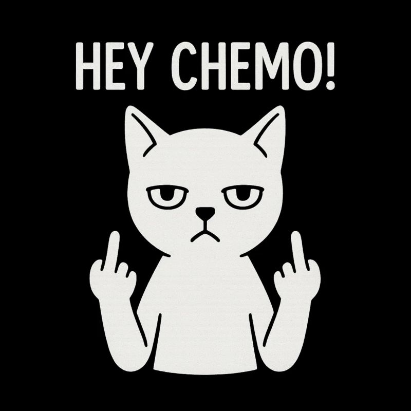 Chat de soutien chimio-chimio-insolent