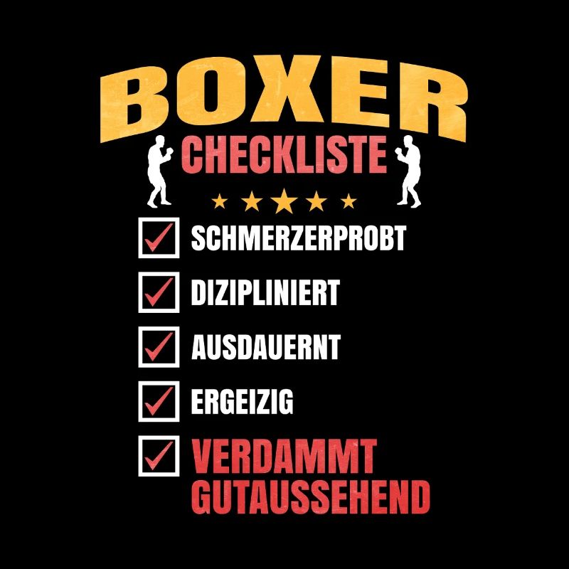 Boxer Checklist – Tough, Diszipliniert & Handsome