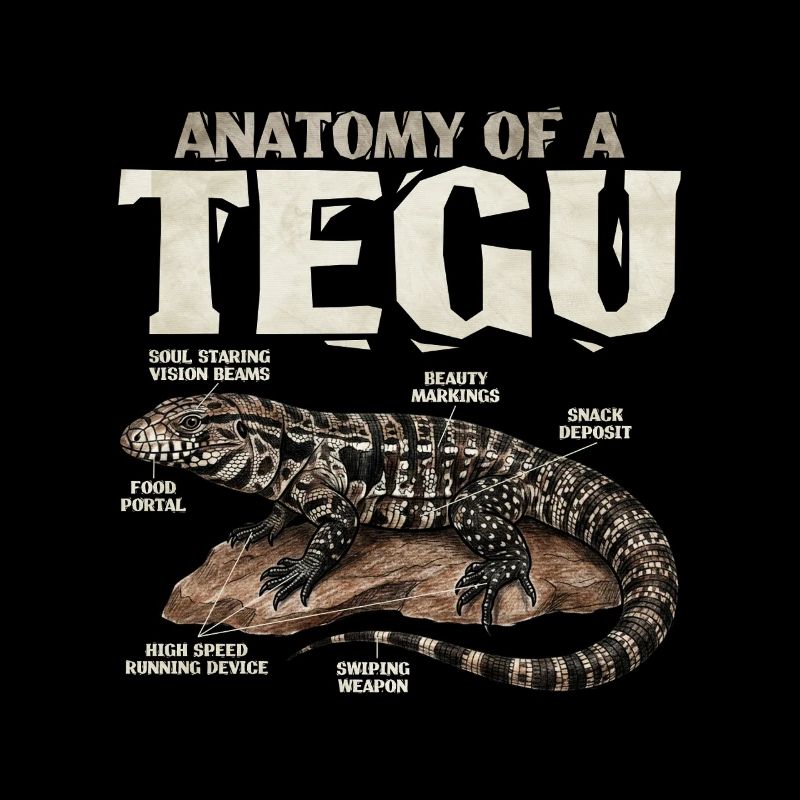 Die Anatomie eines Tegus
