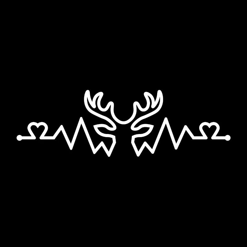 Hirschherzfrequenz und Herzen