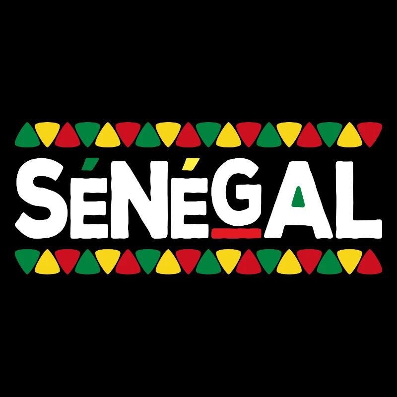 Sénégalais Drapeau Sénégal